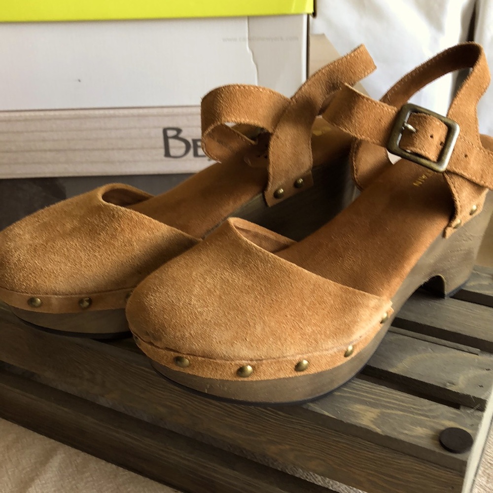 Shoes - Strappy Clogs - like new.